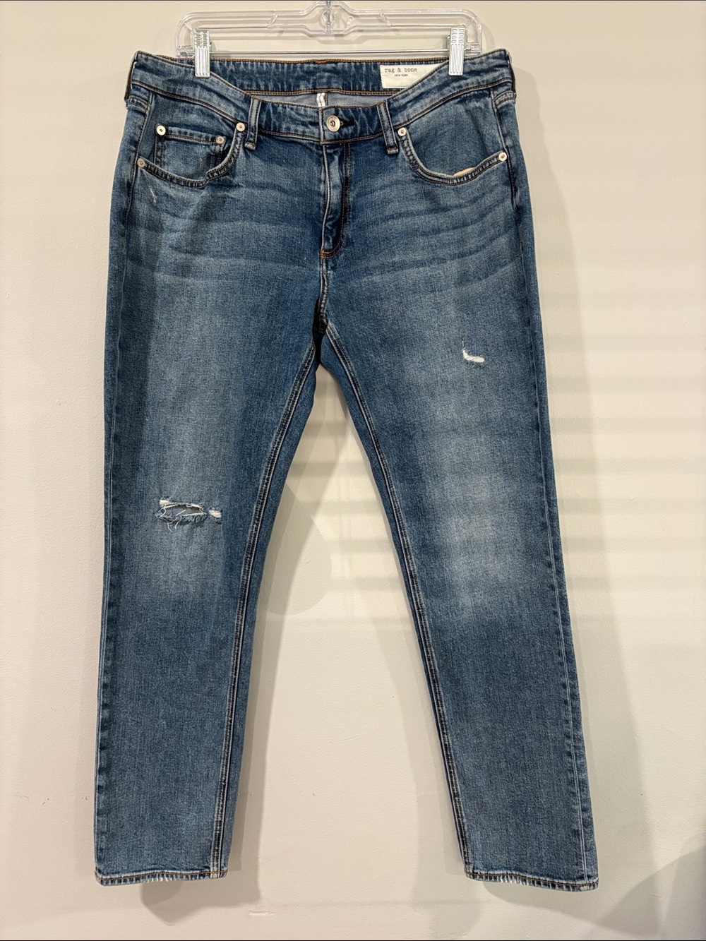 rag & bone Women's /dre low rise slim boyfriend jeans size/31